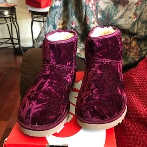 Velvet ugg boots